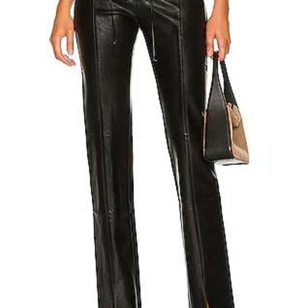 Miaou Element Lace Up Pant in Black